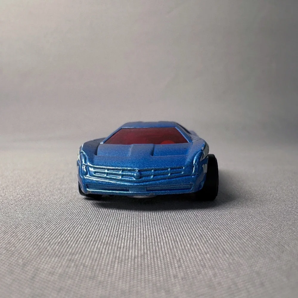 Hot Wheels Cadillac Cien Interceptor Police Blue Diecast Car 2002 Mattel B44